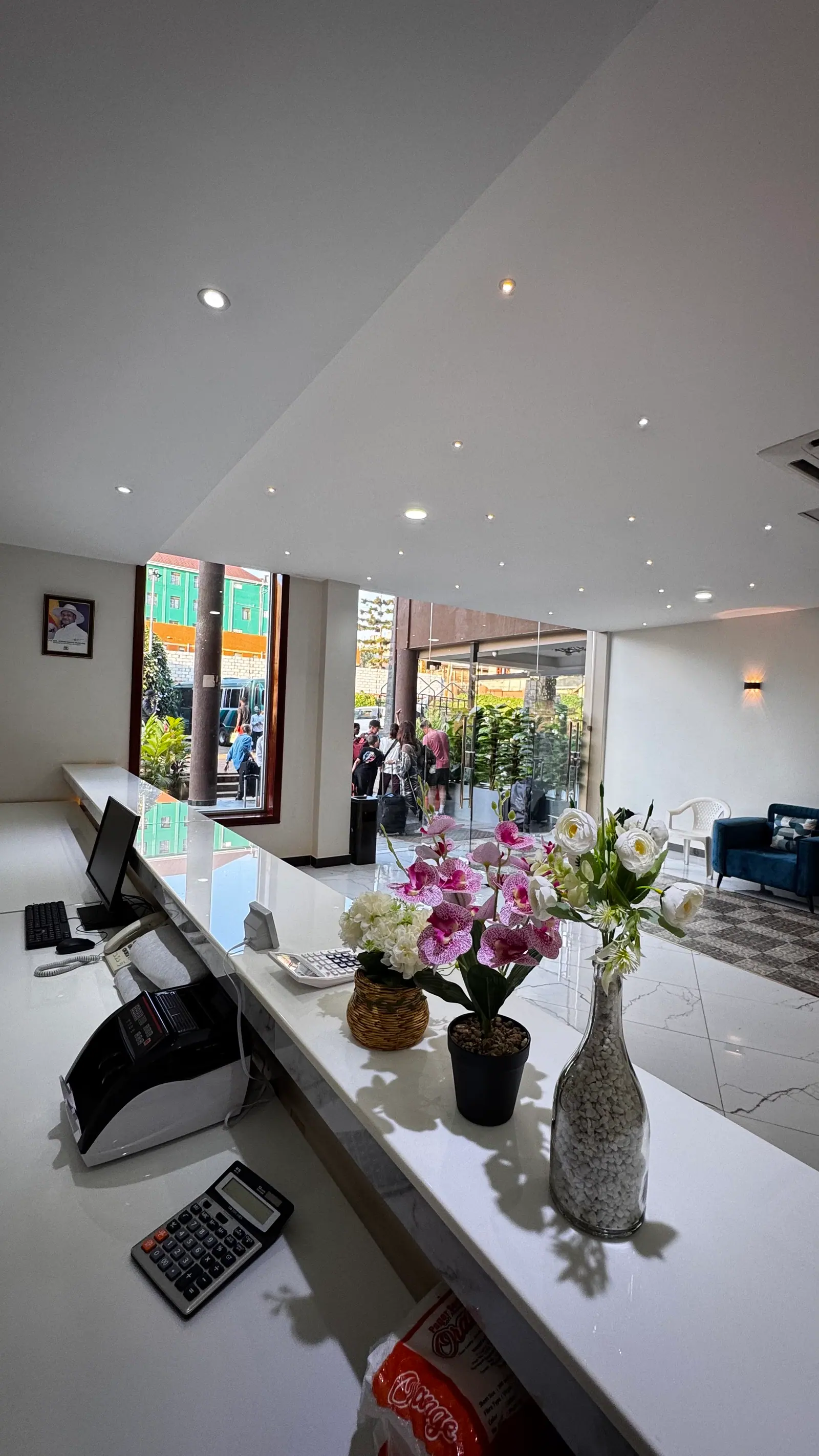 The lobby and reception at Nexus Resorts Hotel Plus