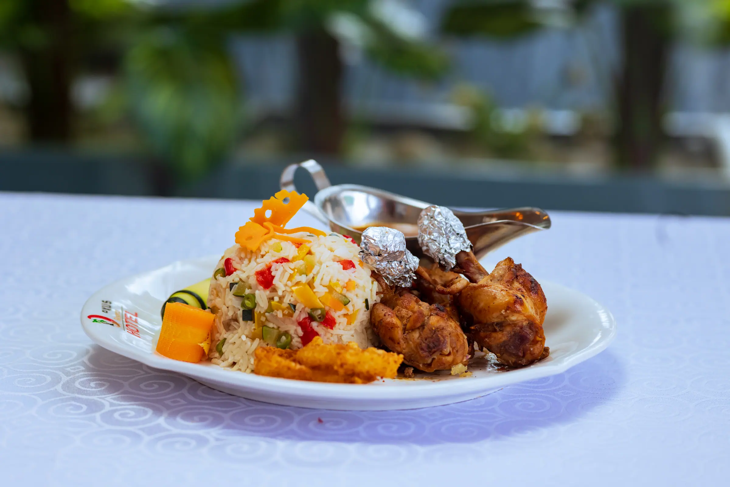 A dish from the kitchen at Nexus Resorts Hotel Plus