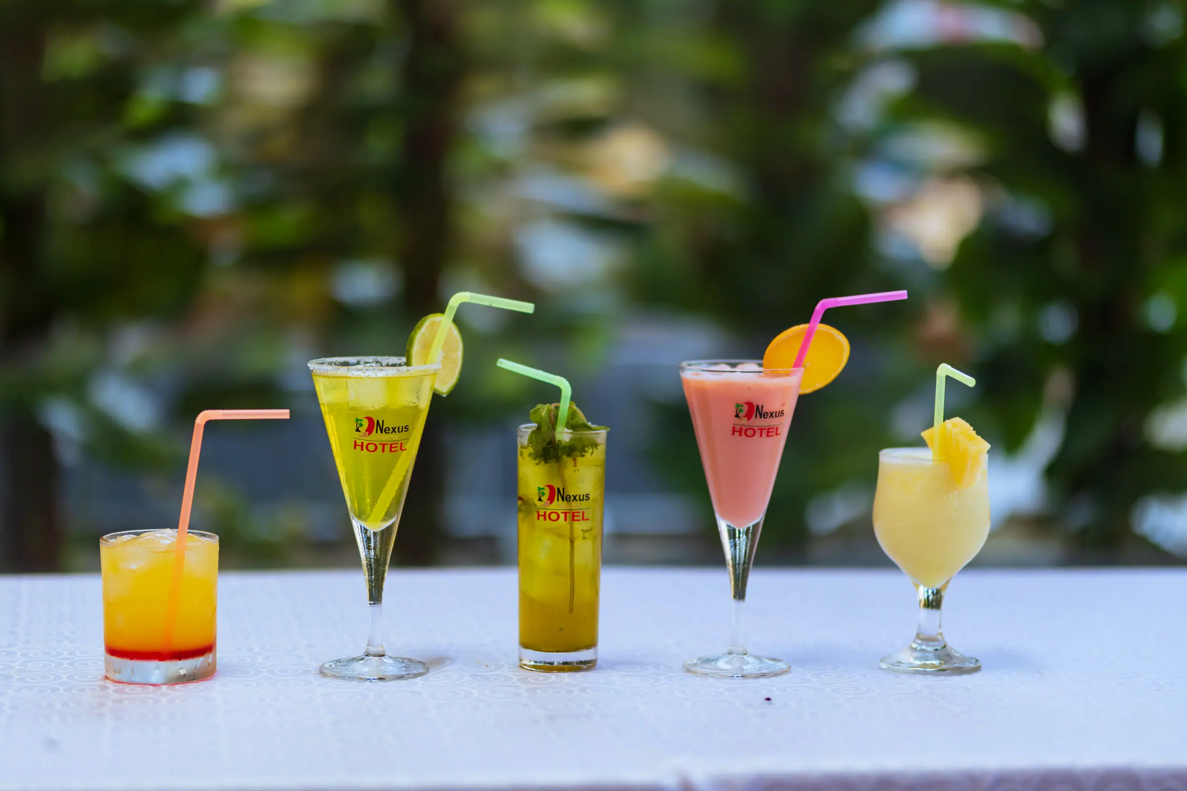 Cocktails and drinks from the bar